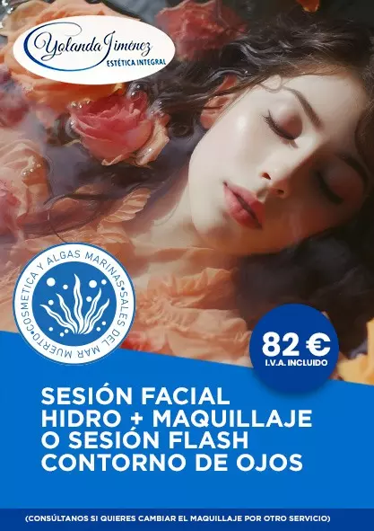 Oferta tratamiento facial cosmetica marina, algas y sales del Mar Muerto en Goya, Retiro y Barrio Salamanca, Madrid. 
