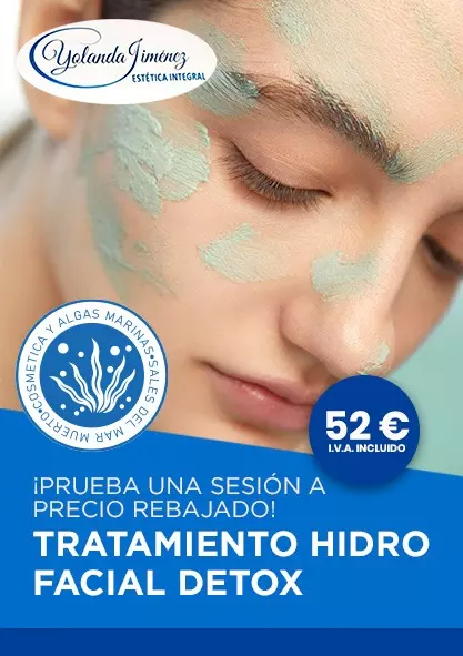 Oferta tratamiento facial cosmetica marina, algas y sales del Mar Muerto en Goya, Retiro y Barrio Salamanca, Madrid. 